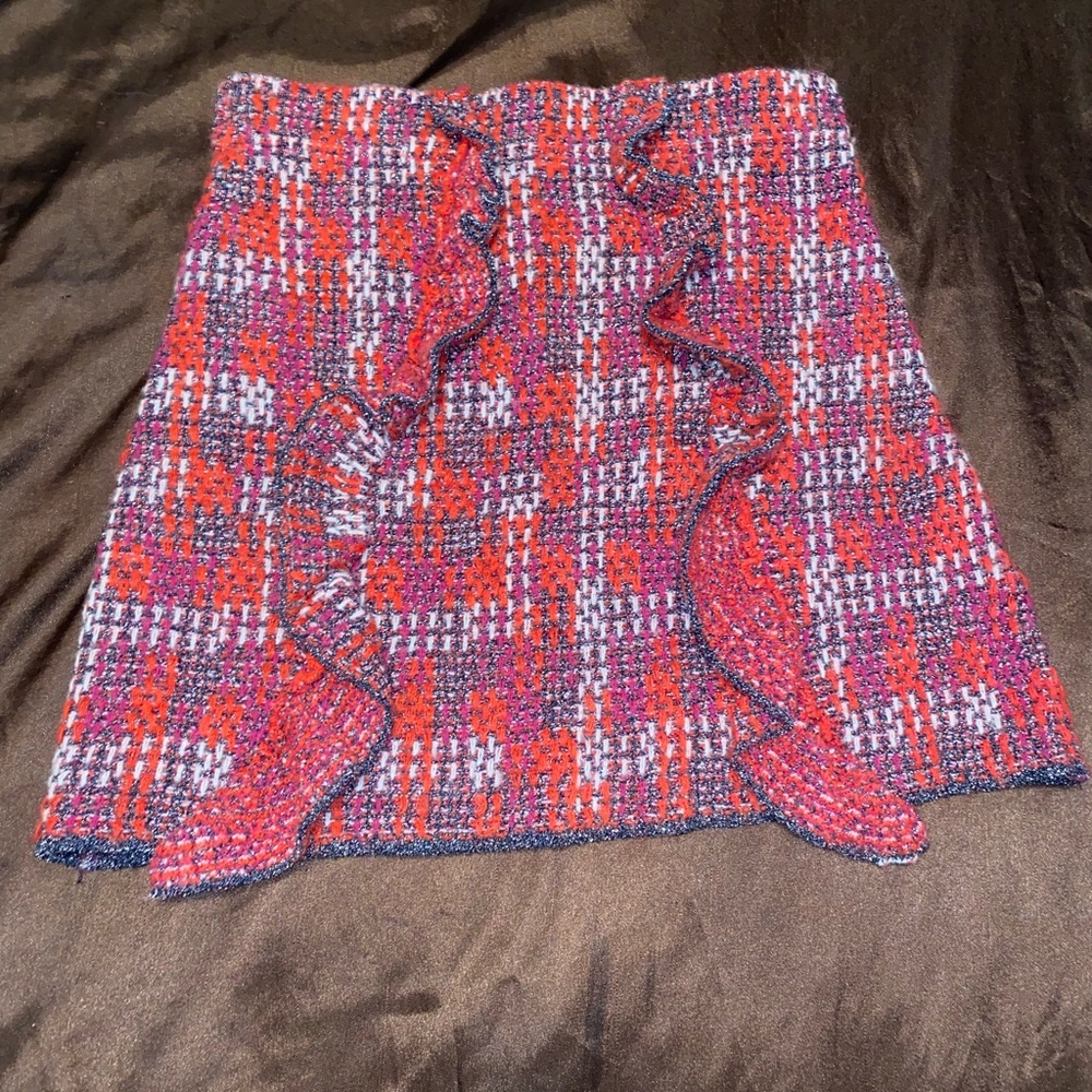 NWOT Zara tweed stretch skirt
